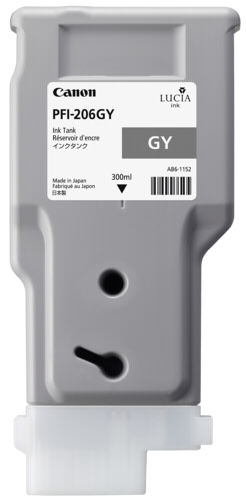 Canon PFI-206GY Γνήσιο Μελάνι Εκτυπωτή InkJet Γκρι (5312B001)