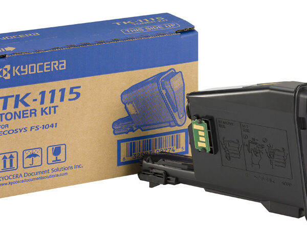 Kyocera TK-1115 Γνήσιο Toner Laser Εκτυπωτή Μαύρο 1600 Σελίδων (1T02M50NL1)
