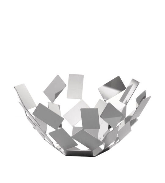 Alessi La Stanza Dello Scirocco Φρουτιέρα Inox Λευκή 27.3x27.3x13εκ.