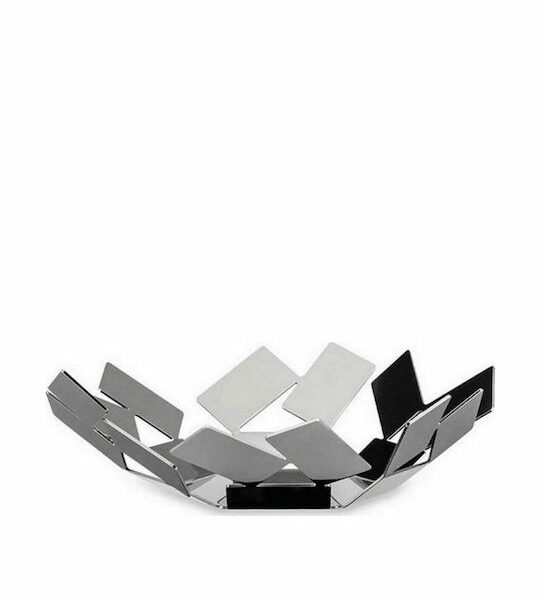 Alessi La Stanza dello Scirocco Φρουτιέρα Inox Ασημί 24.5x23.2x6.2εκ.