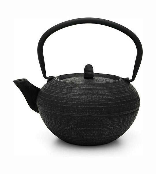 Bredemeijer Tibet Τσαγιέρα Μαντεμένια σε Μαύρο Χρώμα 1200ml