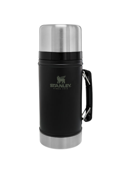 Stanley Legendary Classic Δοχείο Φαγητού Θερμός Inox Matt Black Pebble 940ml