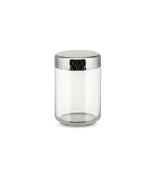Alessi Βάζο Γενικής Χρήσης με Καπάκι Γυάλινο 12.3x12.3x12.3cm