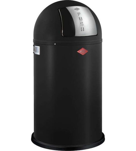 Wesco Κάδος Απορριμμάτων Πλαστικός Μαύρος 50lt