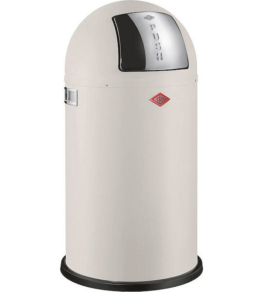 Wesco Κάδος Απορριμμάτων Πλαστικός Λευκός 50lt