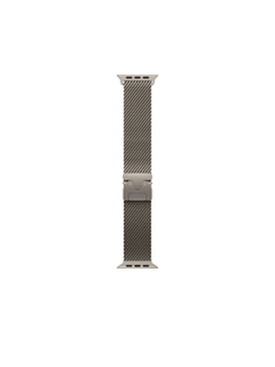 Apple Titanium Milanese Loop 49mm - Medium Λουράκι Natural (Apple Watch 44, 45, 46, 49mm) - Image 1