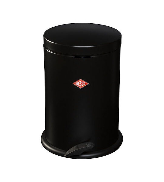 Wesco Κάδος Απορριμμάτων Πλαστικός Μαύρος 13lt