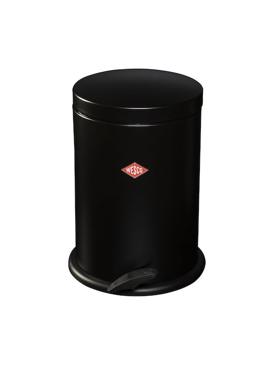 Wesco Κάδος Απορριμμάτων Πλαστικός Μαύρος 13lt