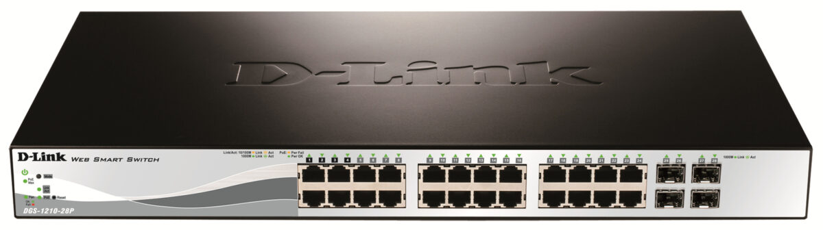 D-Link DGS-1210-28P v1 Managed L2 PoE+ - Image 1