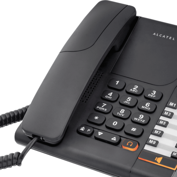 Alcatel T380 Ενσύρματο Τηλέφωνο Γραφείου Μαύρο