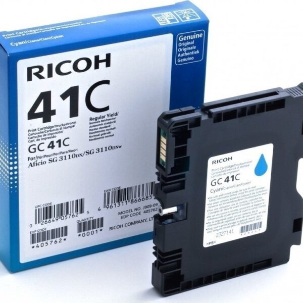 Ricoh GC41Y Γνήσιο Μελάνι Εκτυπωτή InkJet
