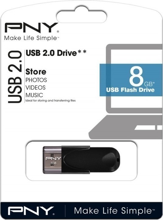 20151102102430_ae1848c3 PNY Attaché 4 8GB USB 2.0 Μαύρο - Image 3