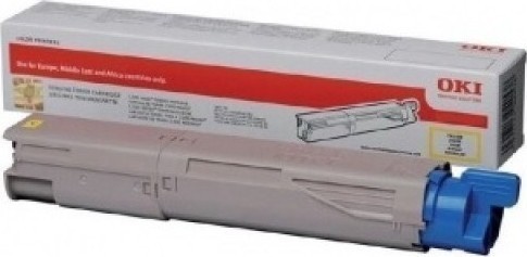 OKI 45862837 Γνήσιο Toner Laser Εκτυπωτή Κίτρινο 7300 Σελίδων