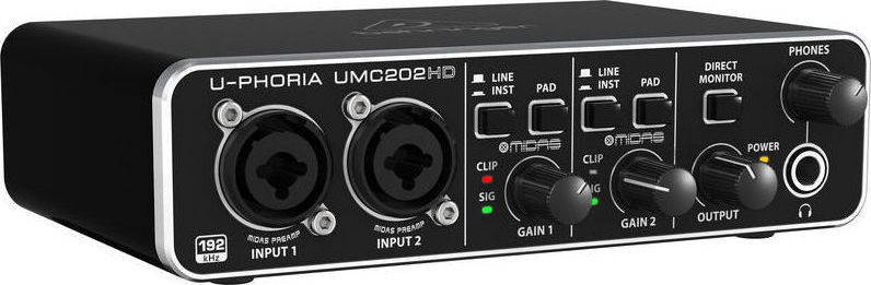20160311123712_4583f81d Behringer Εξωτερική Επαγγελματική Κάρτα Ήχου Συνδεσιμότητα USB - Image 2