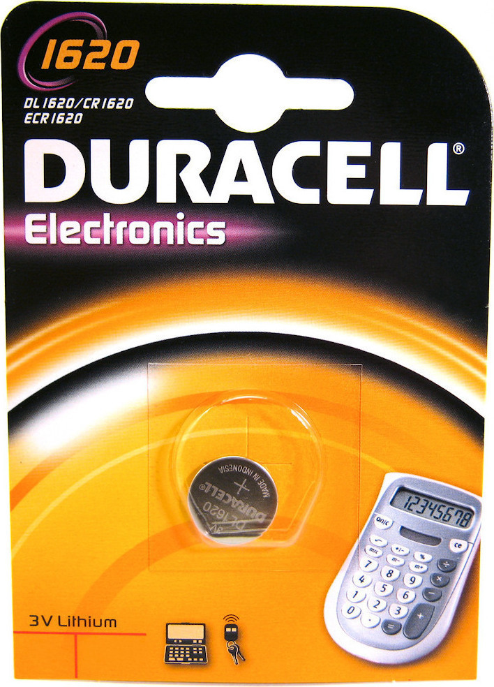 20160621163247_duracell_electronics_cr1620_1tmch Duracell Electronics Μπαταρία Λιθίου Ρολογιών CR1620 3V 1τμχ - Image 1