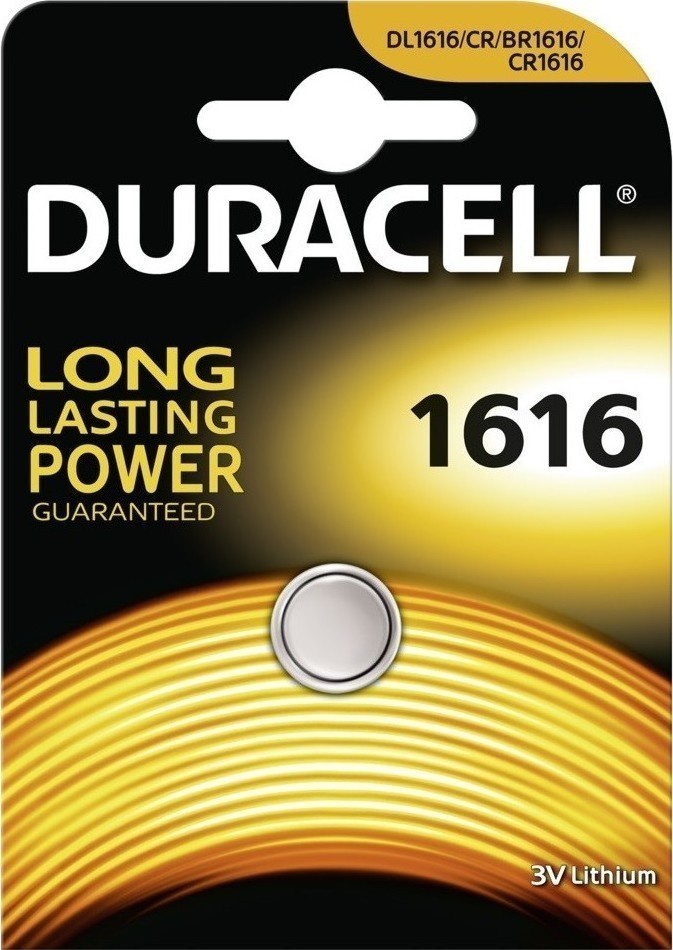 20160623163649_duracell_1616_cr1616_1tmch Duracell 1616 Μπαταρία Λιθίου Ρολογιών CR1616 3V 1τμχ - Image 1