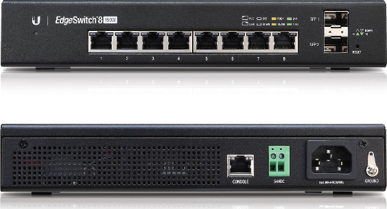 20160812120403_60260afe Ubiquiti EdgeSwitch 8-150W v1 Managed L2 PoE+ - Image 2