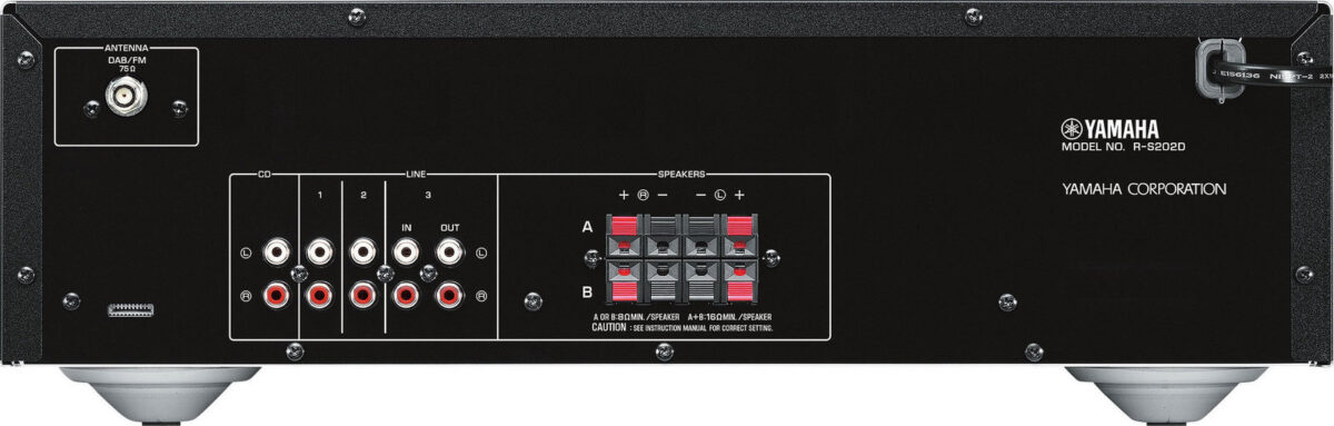 Yamaha R-S202D Ολοκληρωμένος Ενισχυτής Hi-Fi Stereo 115W/4Ω 140W/8Ω S090.31140 Μαύρος - Image 2