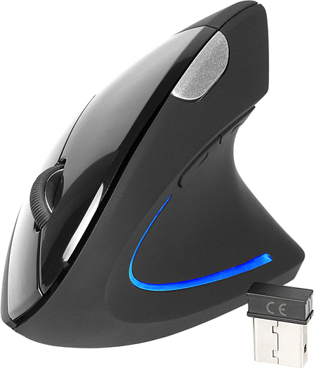 Tracer Mysz Flipper RF Nano USB Ασύρματο Vertical Μαύρο