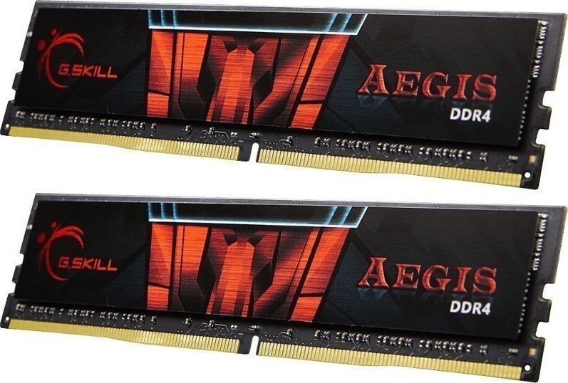 G.Skill Aegis DDR4 16GB RAM με 2x8GB Modules και Ταχύτητα 2400 για Desktop F4-2400C17D-16GIS