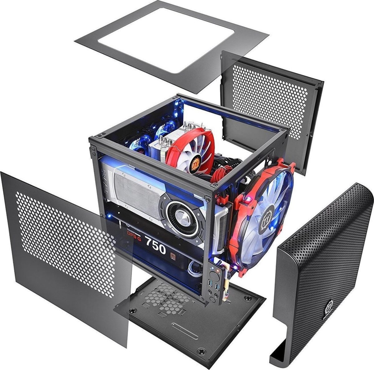 Thermaltake Core V1 Mini Tower με Πλαϊνό Παράθυρο - Image 5