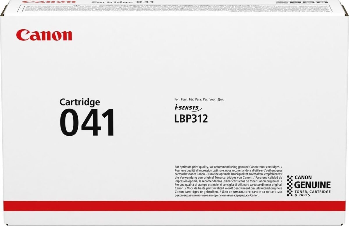 Canon 041BK Γνήσιο Toner Laser Εκτυπωτή Μαύρο High Capacity 10000 Σελίδων (0452C002) - Image 1