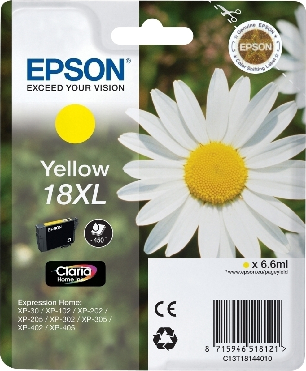 20171206145319_epson_18xl_yellow_c13t181440 Epson 18XL Γνήσιο - Image 1