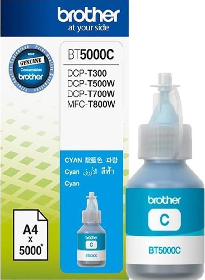 Brother BT5000 Γνήσιο Μελάνι Εκτυπωτή InkJet Κυανό (BT-5000C)