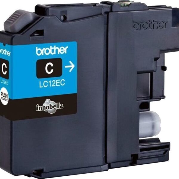 Brother Γνήσιο Μελάνι Εκτυπωτή InkJet Κυανό (LC-12EC)