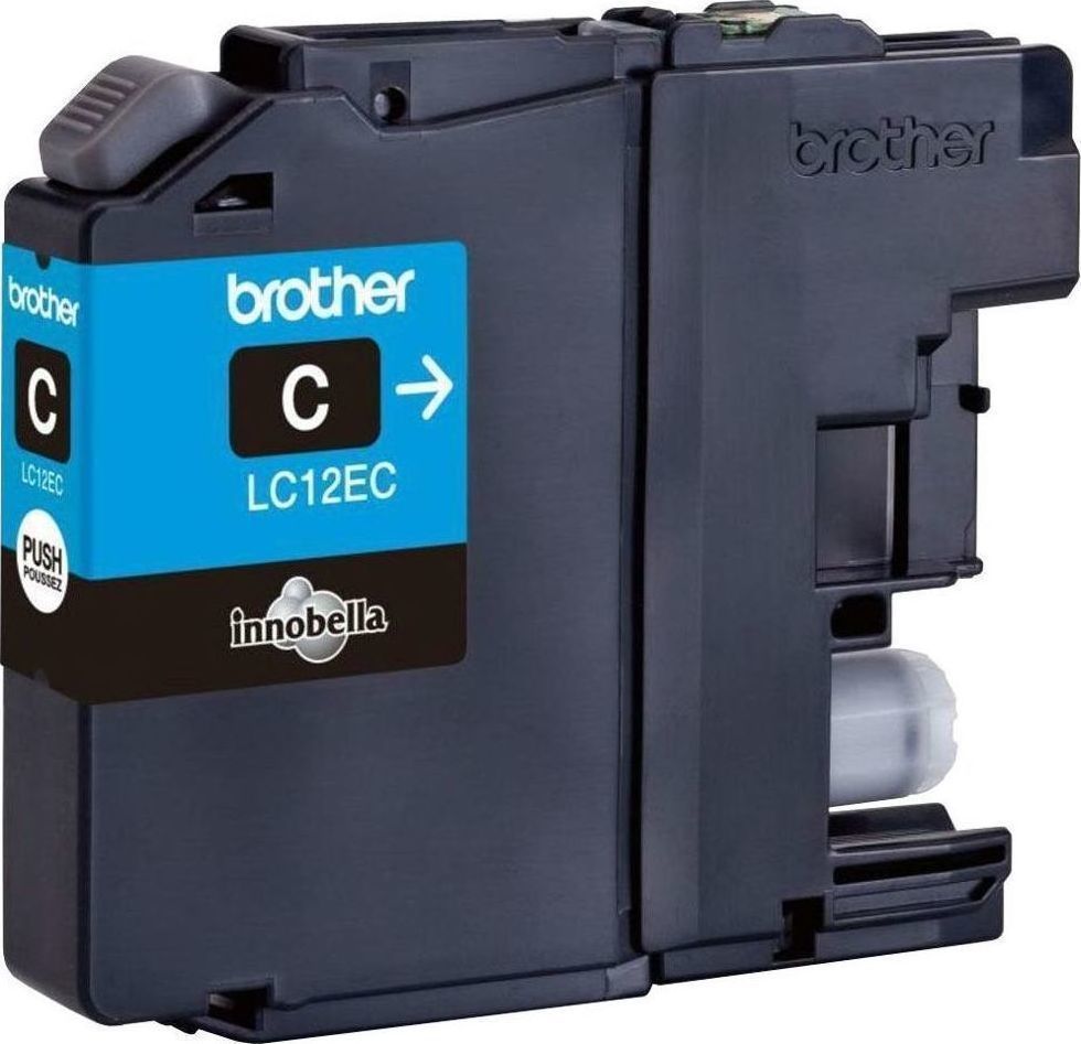 Brother Γνήσιο Μελάνι Εκτυπωτή InkJet Κυανό (LC-12EC)