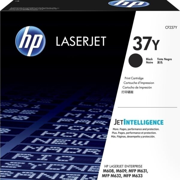 HP 37Y Γνήσιο Toner Laser Εκτυπωτή Μαύρο Extra High Yield 41000 Σελίδων (CF237Y)