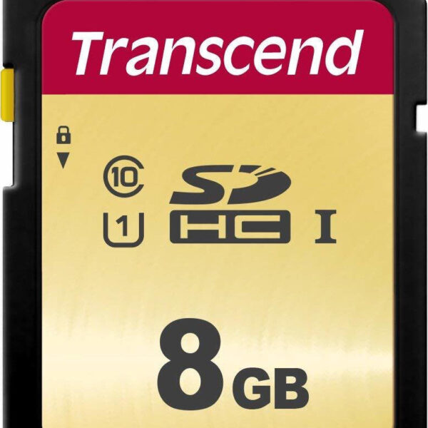 Transcend 500S SDHC 8GB Class 10 U1 UHS-I