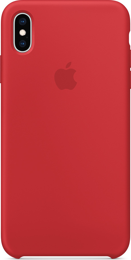20180926152553_apple_silicone_case_kokkino_iphone_xs_max Apple Silicone Case (iPhone XS Max) - Image 1
