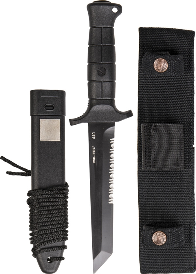 20181203165322_mil_tec_german_combat_knife_km_2000_440 Mil-Tec Μαχαίρι Μαύρο σε Θήκη - Image 1