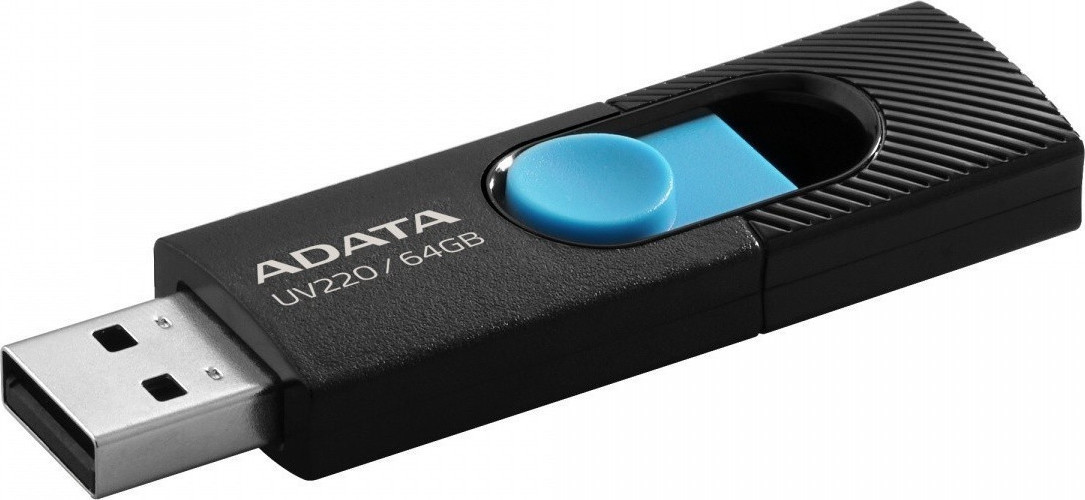 Adata UV220 64GB USB 2.0 Stick Μαύρο