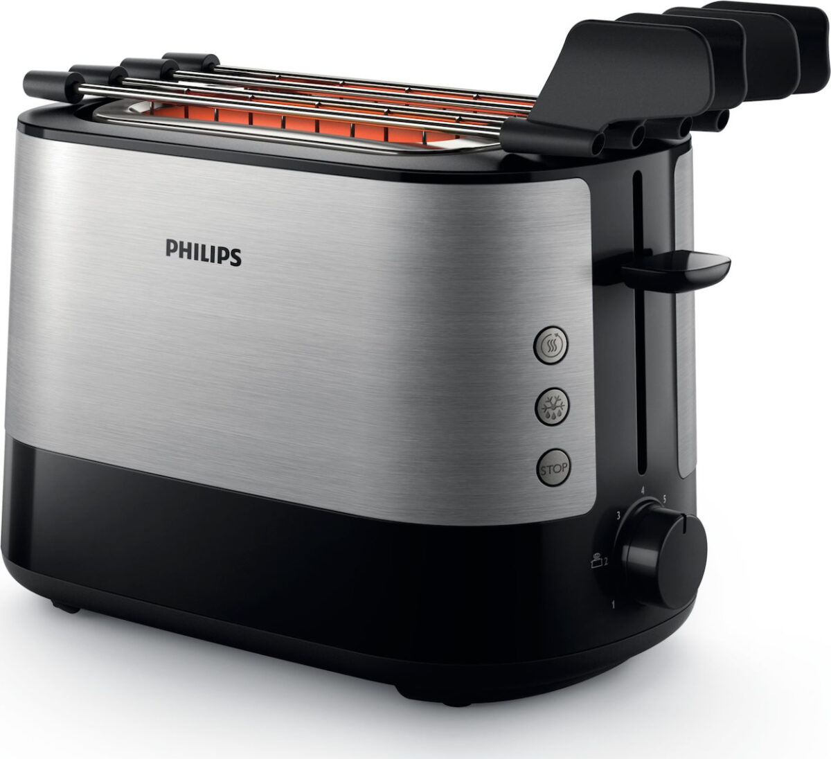 Philips Viva Collection Φρυγανιέρα 2 Θέσεων 730W Inox - Image 1