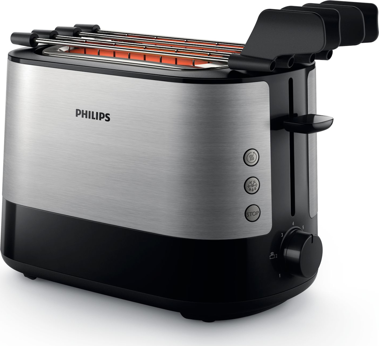20190213135227_philips_hd_2639_90 Philips Viva Collection Φρυγανιέρα 2 Θέσεων 730W Inox - Image 1