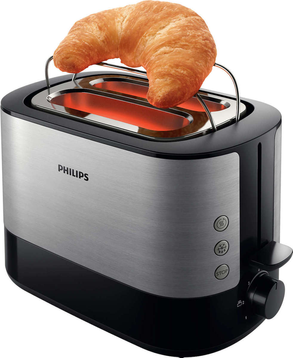 20190213135228_ab40ef8b Philips Viva Collection Φρυγανιέρα 2 Θέσεων 730W Inox - Image 3