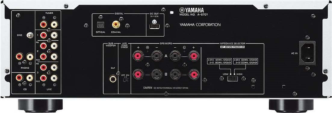 20190401124321_5f46e5a7 Yamaha A-S701 Ολοκληρωμένος Ενισχυτής Hi-Fi Stereo 160W/4Ω 100W/8Ω S000.30903 Μαύρος - Image 2