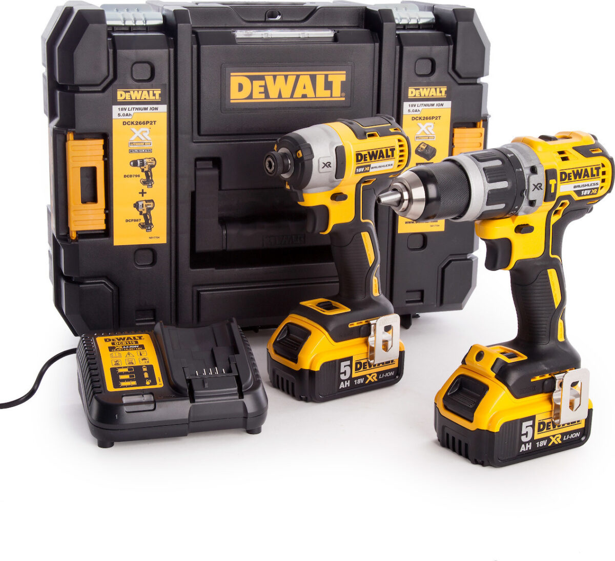 Dewalt DCK266P2 Σετ Κρουστικό Δραπανοκατσάβιδο & Παλμικό Κατσαβίδι - Image 1