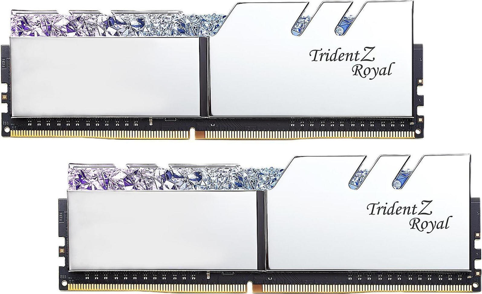G.Skill Trident Z Royal DDR4 32GB RAM με 2x16GB Modules και Ταχύτητα 3200 για Desktop F4-3200C16D-32GTRS
