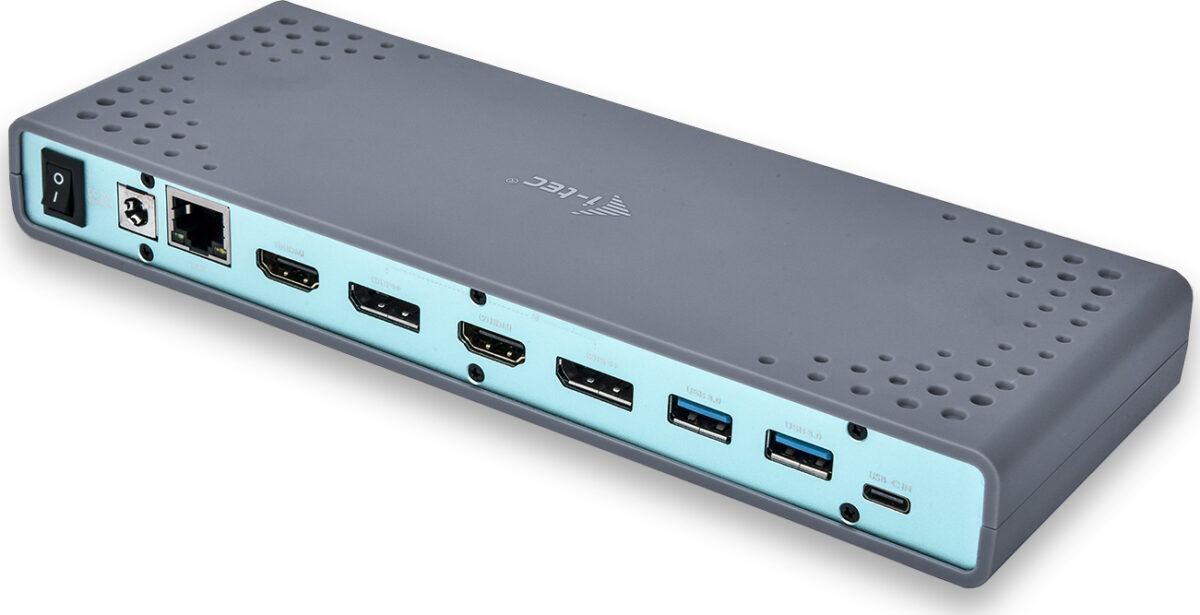i-tec USB-C Docking Station με HDMI/DisplayPort 4K PD Ethernet (CADUAL4KDOCK) - Image 1