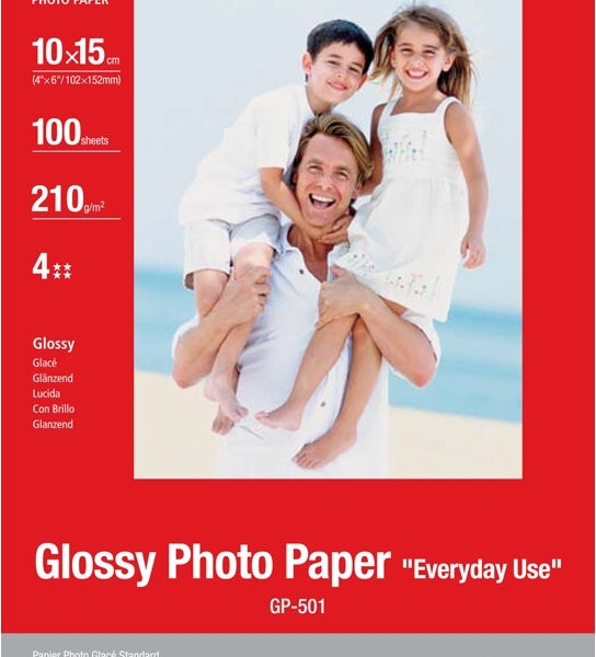 Canon GP-501 Φωτογραφικό Χαρτί Everyday Use A6 (10x15) 210gr/m² για Εκτυπωτές Inkjet 100 Φύλλα