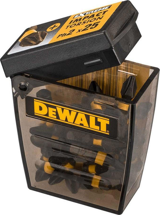 20190521141514_dewalt_set_mytes_ph2_no2x25mm_dt70555t_25tmch Dewalt Σετ 25 Μύτες Κατσαβιδιού Σταυρός / Torq Extreme - Image 1