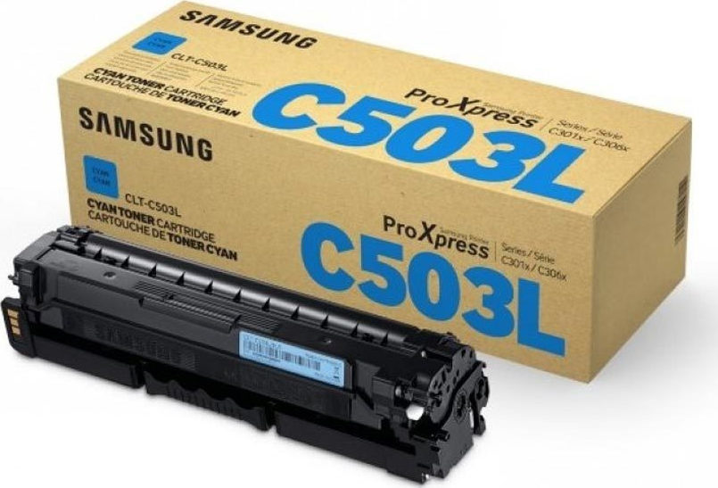 20190710095406_samsung_clt_c503l_cyan_toner_su014a Samsung CLT-K503L Γνήσιο Toner Laser Εκτυπωτή High Yield - Image 1