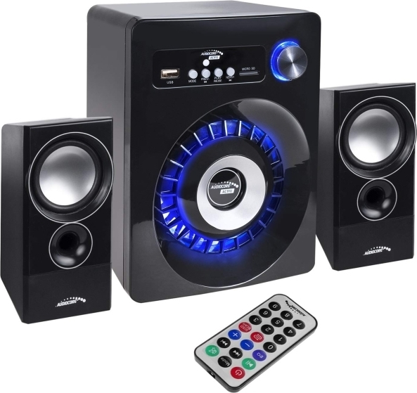 Audiocore AC910 2.1 με Ισχύ 55W σε Μαύρο Χρώμα