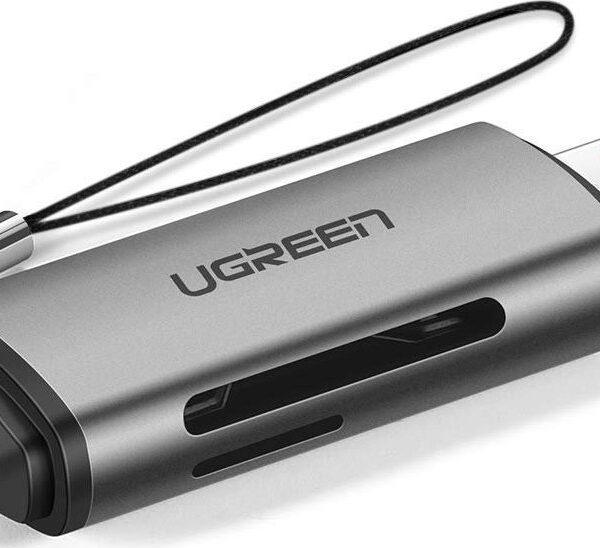 Ugreen Card Reader Type-C για SD/microSD Γκρι