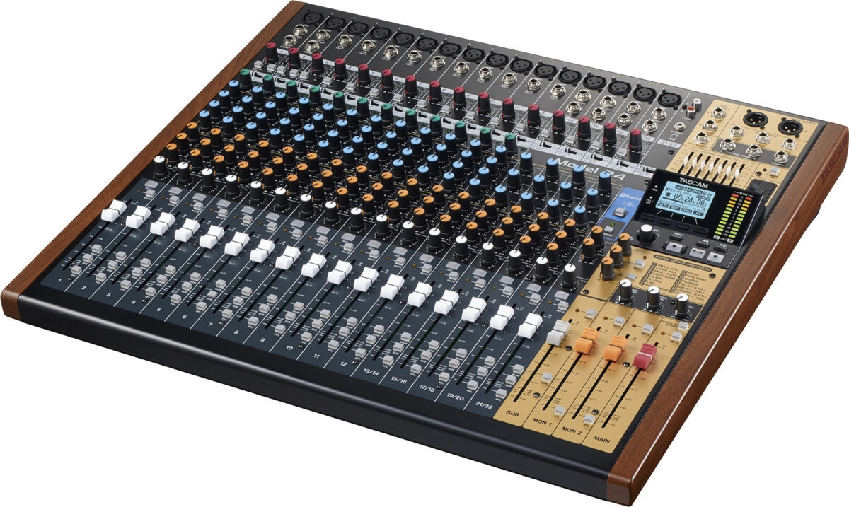 Tascam Model 16 Αναλογική Κονσόλα 16 Καναλιών με Phantom Power & 10 Εισόδους XLR & Bluetooth - Image 3
