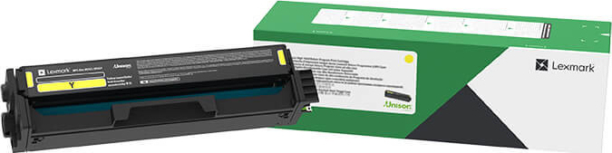 Lexmark C3220Y0 Γνήσιο Toner Laser Εκτυπωτή Κίτρινο Return Program 1500 Σελίδων