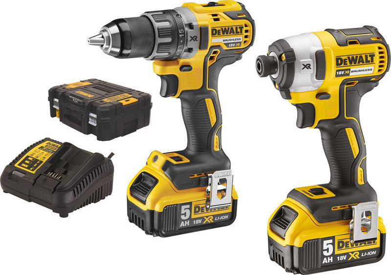 20191205114523_dewalt_dck268p2t_qw Dewalt Σετ Δραπανοκατσάβιδο & Μπουλονόκλειδο - Image 1